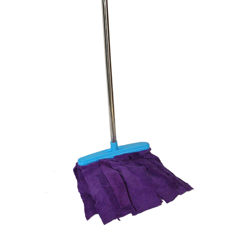 工霸不锈钢杆餐厅酒店宽头平头吸水毛巾拖把拖布尘推