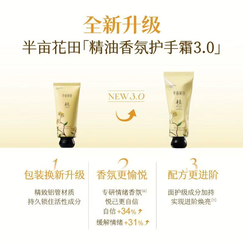 半亩花田-30g*4东方植蕴精油香氛手护礼盒高清大图