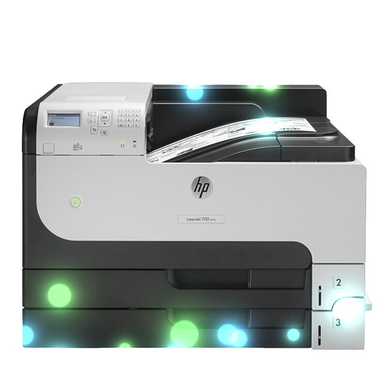 惠普(HP) M712DN A3 黑白激光打印机CF236A