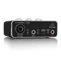 百灵达 UM2 USB 外置声卡专业录音电脑吉他直播 U-PHORIA UMC202HD