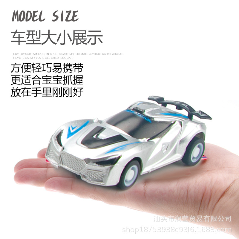 儿童可爱卡通迷你动物回力车宝宝益智玩具男孩女孩萌趣小动物汽车-透明炫彩车随机发20只装