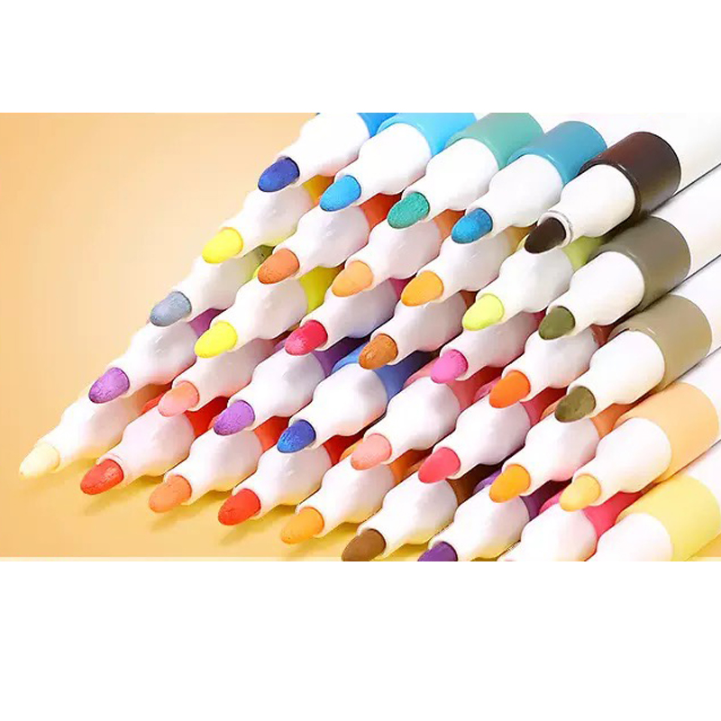 英帆文具 爱路护路 路外宣传 丙烯马克笔36色定制YF-527/盒高清大图