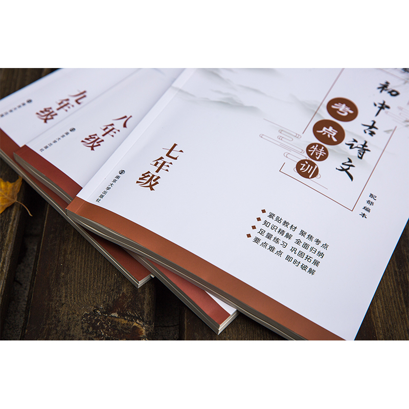 初中古诗文考点特训七八九年级语文古诗文一本通高频考点专项训练初中生课内外古诗文文言文阅读特训导学全解析南京大学出版社