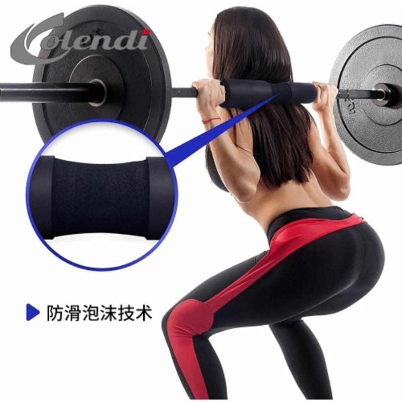 福利款 加厚海绵 黑色 粗细杆子(25-33mm)通用 深蹲护颈垫杠铃护肩垫健身手套男力量举女护膝硬拉腰带护腕助力带