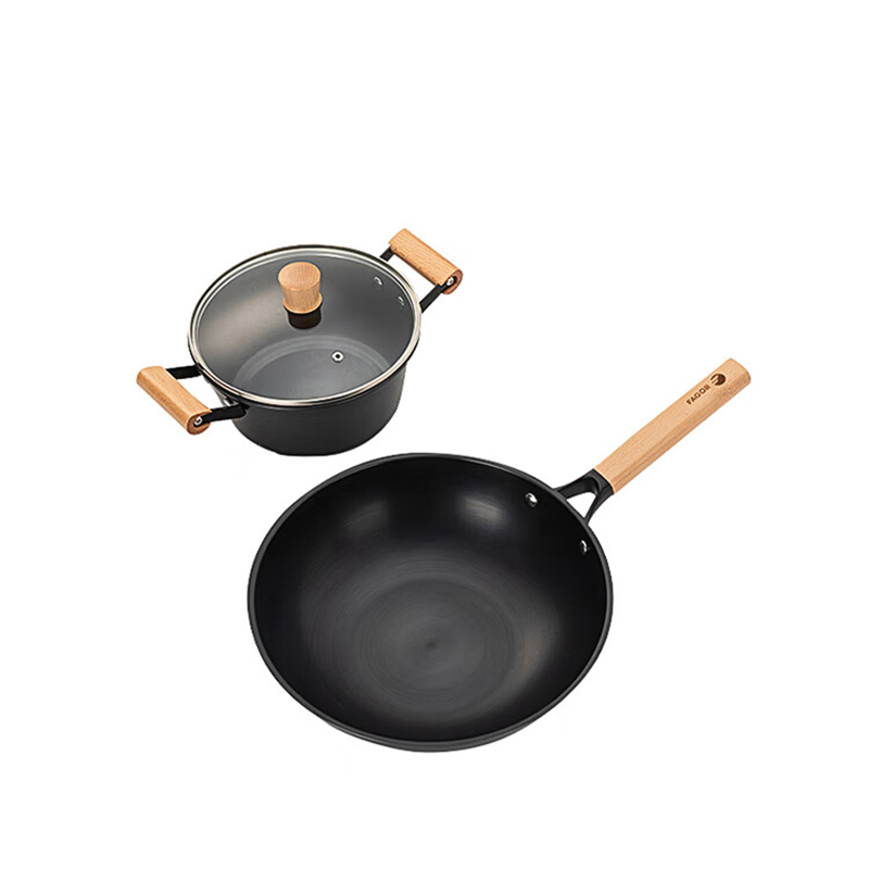 法格法格极铁锅具两件套FG-HDH02CT高清大图