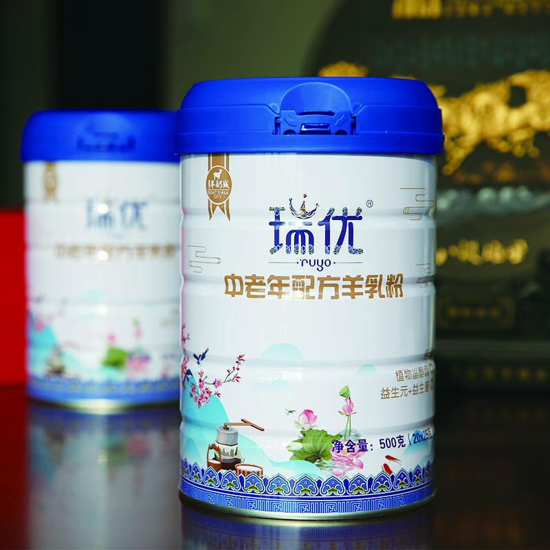 优利士瑞优中老年无糖高钙铁锌中老年羊奶粉益生菌羊奶配方羊乳粉500克羊奶城瑞优羊奶