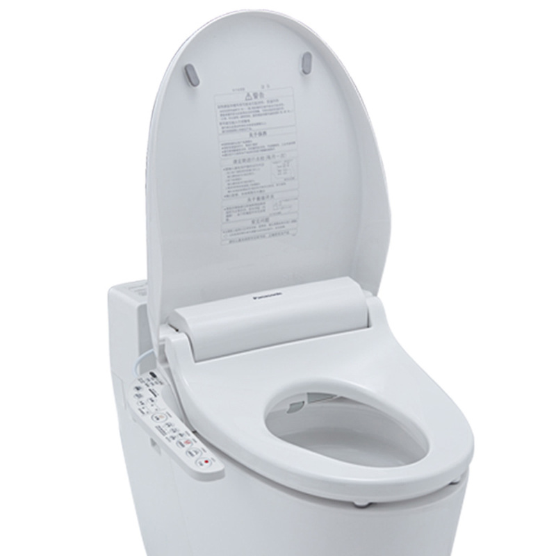 松下(Panasonic)智能马桶盖板洁身器坐便器盖板支持温水冲洗暖风吹拂自动除臭便圈加温DL-1330CWS