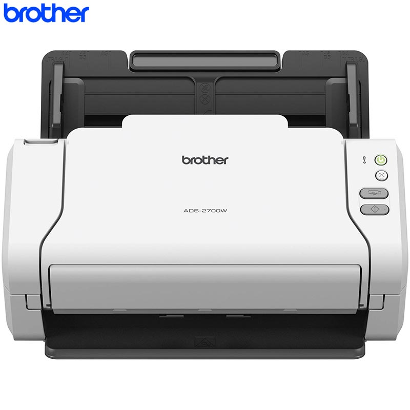 兄弟(brother)ADS-2700W高速办公扫描仪 有线/无线双网络 U盘扫描 长纸扫描 2.8英寸彩色中文触摸屏