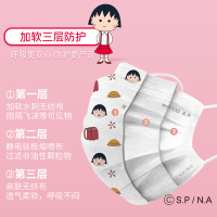 英科医疗 樱桃小丸子口罩 一次性儿童防护口罩 联名款 独立包装 20只/盒