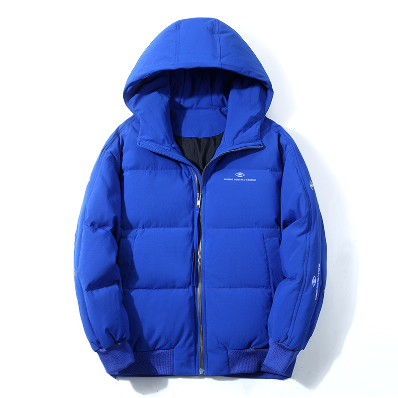 南极人羽绒服男冬季加厚保暖本命年红色短款连帽冬装白鸭绒外套潮