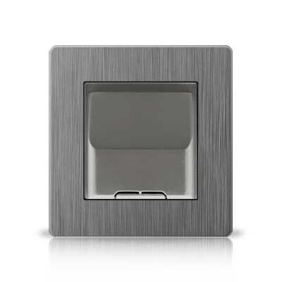 英式开关香港13a插座多孔灯制面板英标港澳电制港版电掣拉丝灰深西瓜