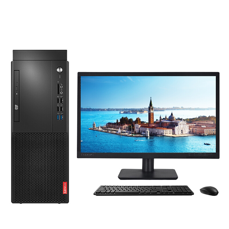 联想(lenovo)启天m420商用台式机 i3-8100/4gb/1tb/win10/21.