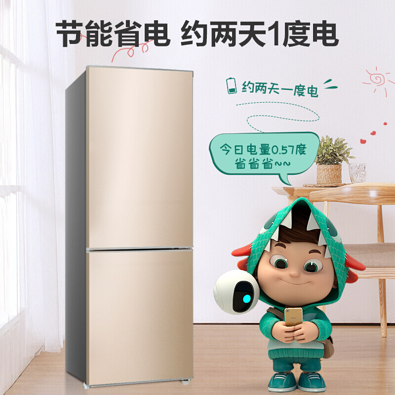 海信 HISENSE BCD-170VK1FQ 双门 冰箱 170L