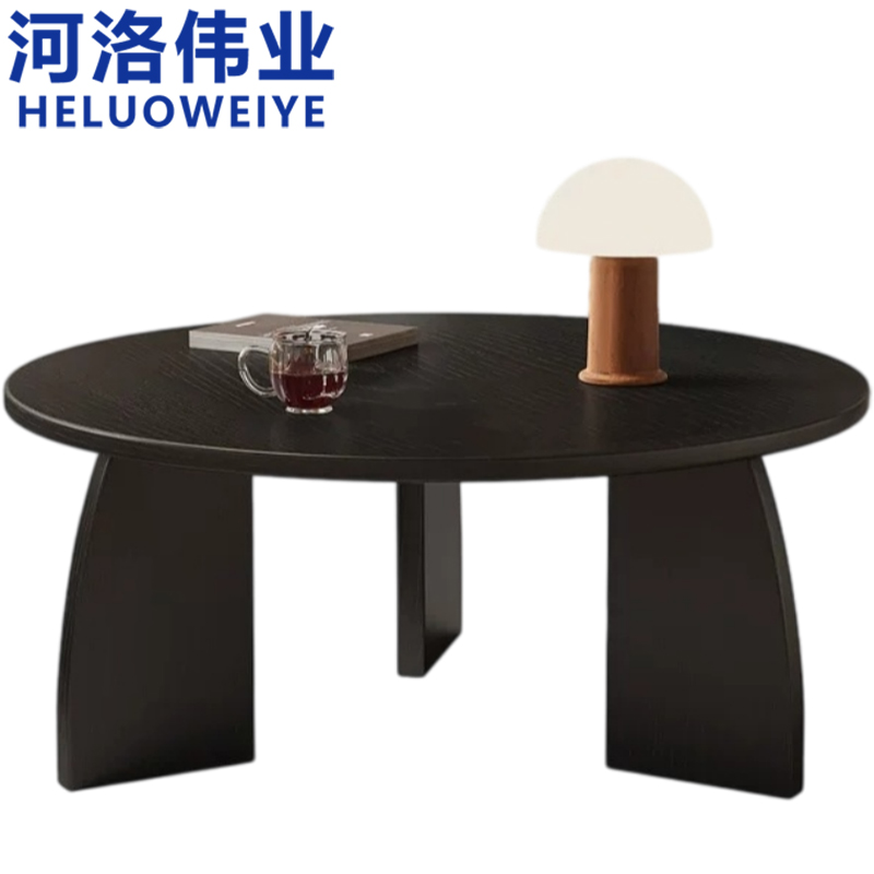 河洛伟业 圆形茶几80cm 张