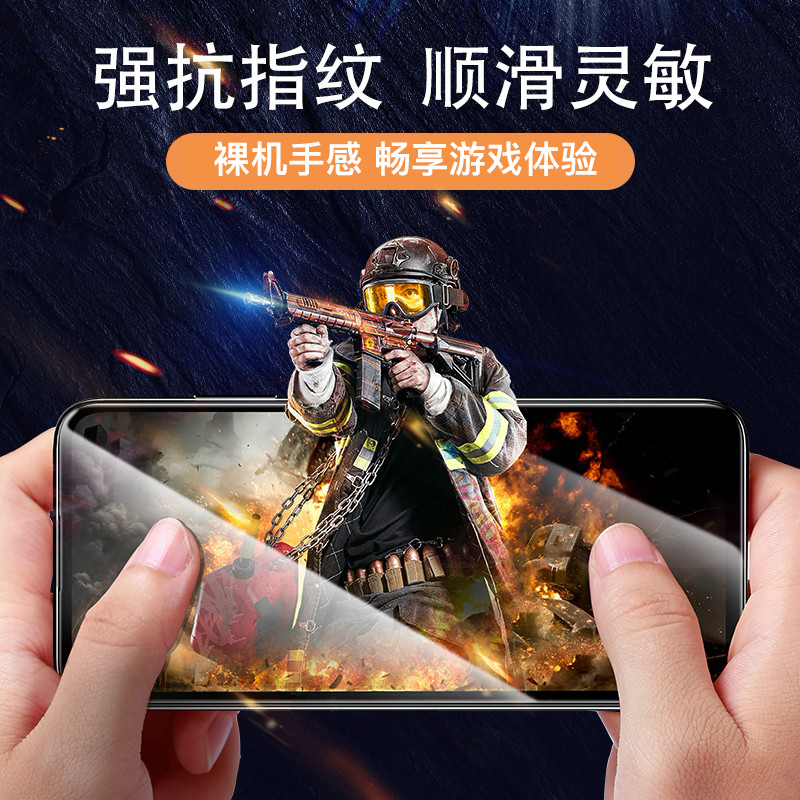 [买2送手机壳]轻万适用红米k20钢化膜小米redmi全屏玻璃贴膜丝印黑色全网通xiaomi高清大图