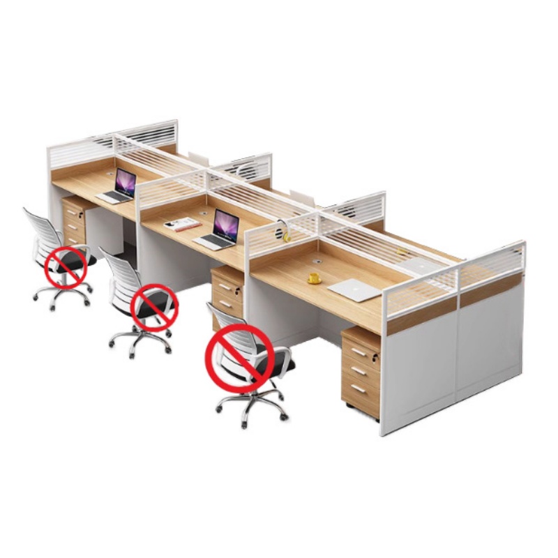 指臣 屏风办公桌含柜360*120*110cm张高清大图