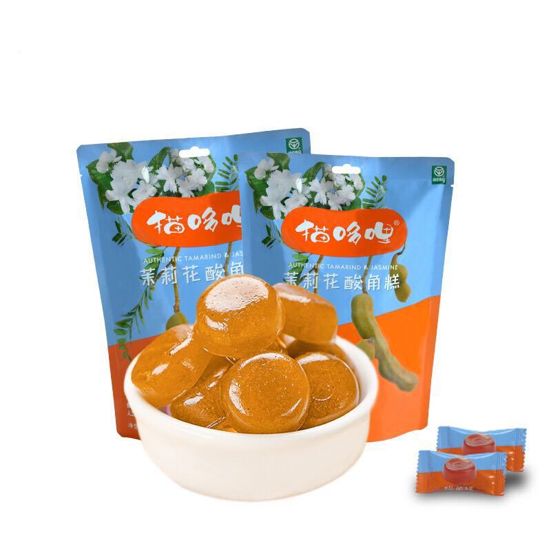 猫哆哩 茉莉花酸角糕265g 云南特产绿色果脯蜜饯果干休闲零食