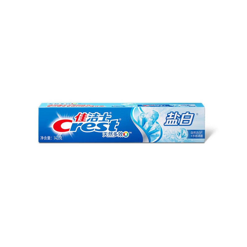佳洁士 盐白强根固齿牙膏 140g(单位:支)高清大图