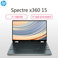 惠普(HP)幽灵Spectre x360 15-eb0072TX笔记本电脑15.6英寸英特尔酷睿i7超能轻薄本设计触控(i7-10870H 16G 1TB)波塞冬蓝