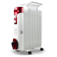 格力（GREE）电油汀NDYT-21家用电暖器 取暖器 电暖气 防烫防爆 军工防漏 过热保护 配烘衣架 加湿盒 倾倒断电