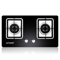 马可波罗 燃气灶双灶4.5KW大火力爆炒台嵌两用一级能效钢化玻璃高能猛火灶台A3(340)天然气(不提供安装)