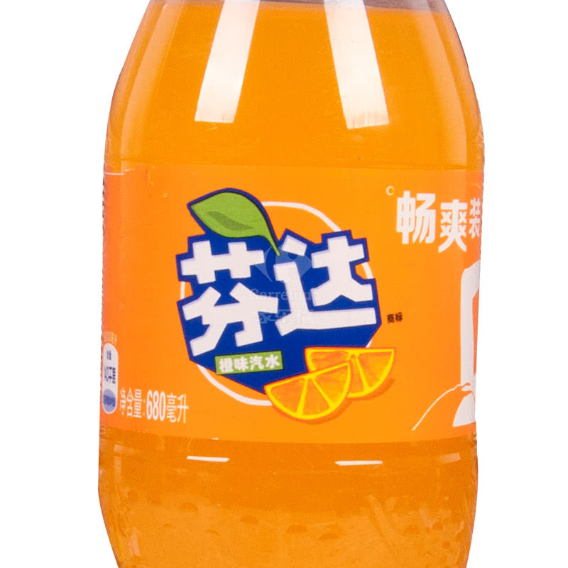 芬达橙味汽水680ml
