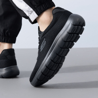 Skechers斯凯奇男鞋新款轻便透气耐磨运动休闲鞋52811-BBK ZP