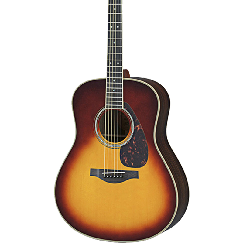 雅马哈(YAMAHA)单板吉他LL6/LS6/LJ6全单吉他LL16电箱吉他木吉他 LL6BS ARE[41英寸日落色]