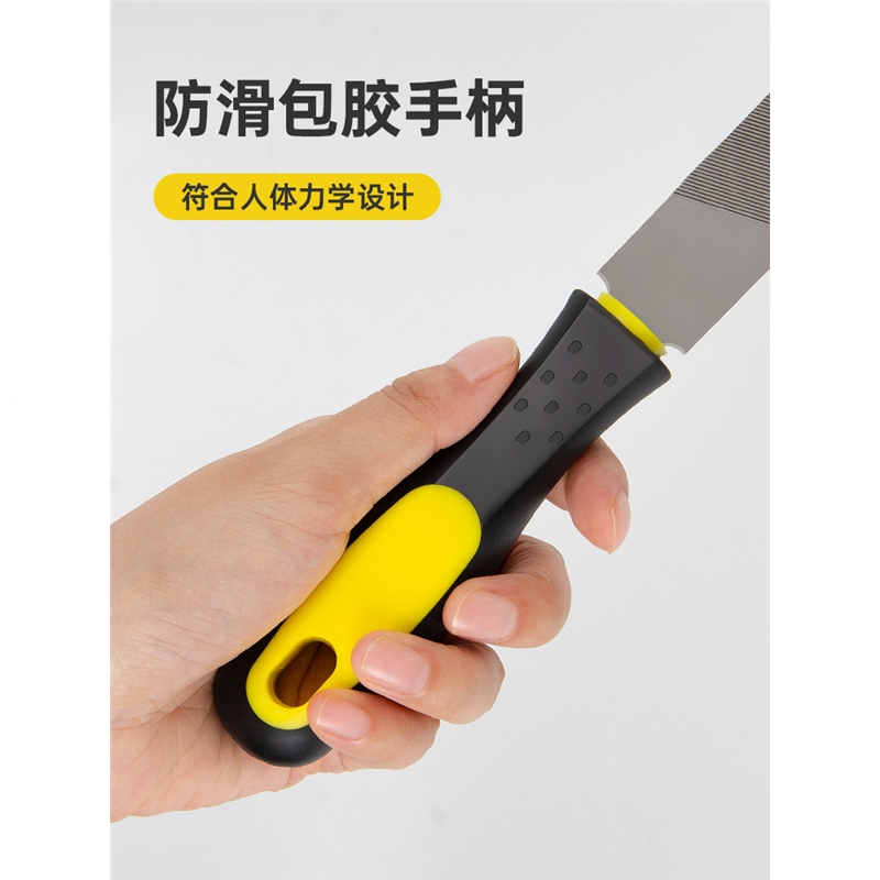 阿斯卡利锉刀打磨工具套装合金木工矬子三角锉中齿细目小型半圆钳工挫钢锉