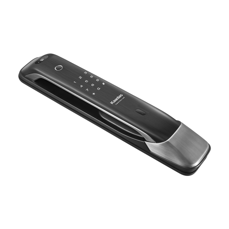 凯迪仕(Kaadas)智能锁K20-F指纹锁家用防盗门锁电子密码锁全自动推拉智能门锁人脸识别锁锂电池太灰色