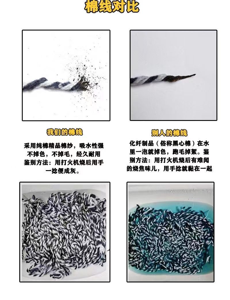 蔚岸棉纱拖把钢杆普通老式墩布拖布尘推物业棉线拖把拖把30cm/个高清大图