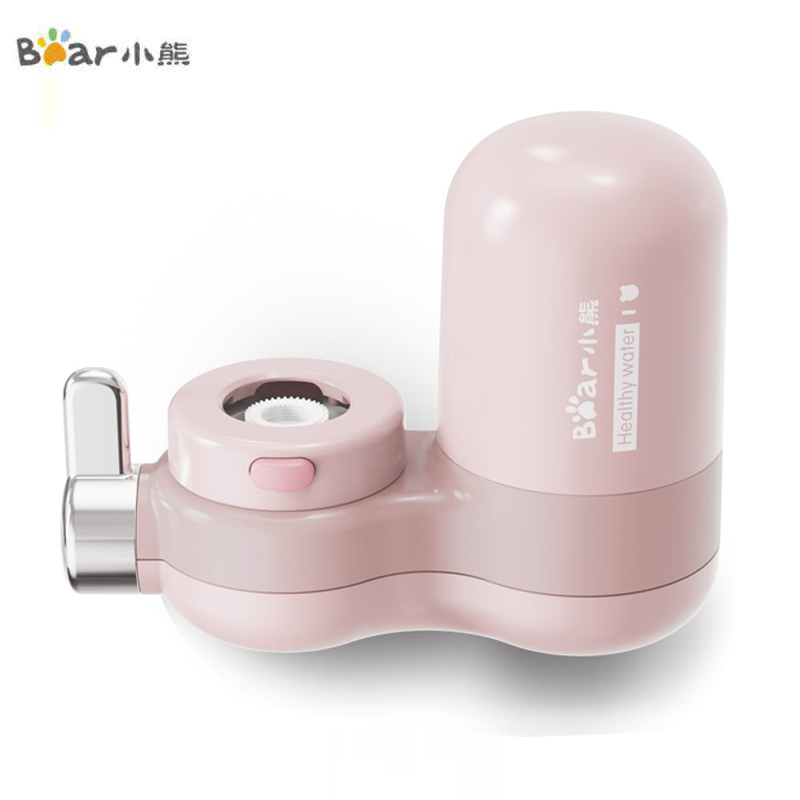 小熊净水器CX-E0004粉色除氯水龙头家用厨房自来水过滤器净水机前置净化器