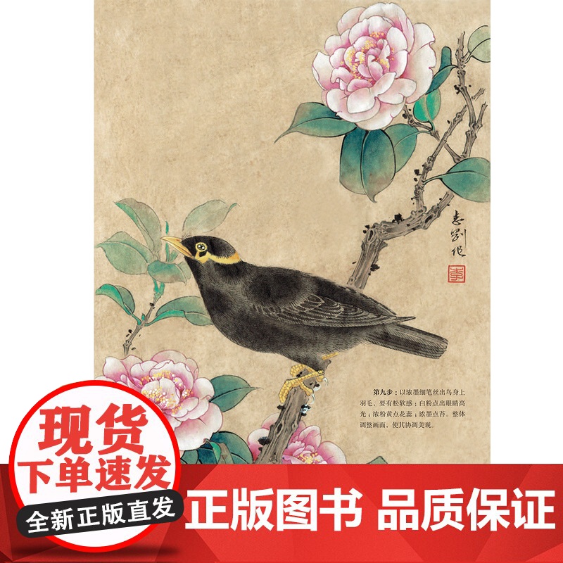 养心斋国画技法详解.工笔花鸟卷高清大图