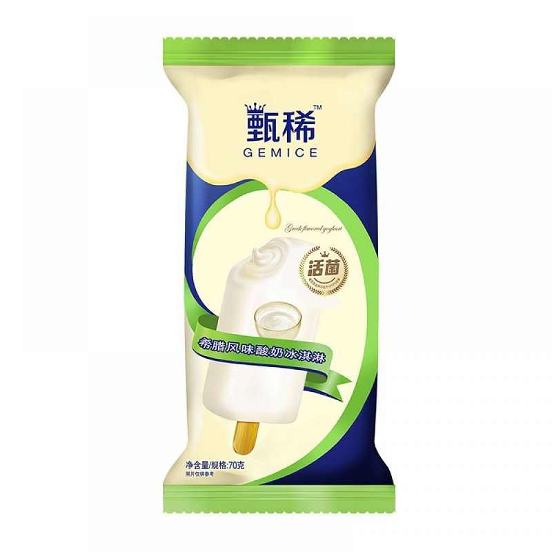 伊利 甄稀希腊风味酸奶口味雪糕冰淇淋 70g*6支/盒
