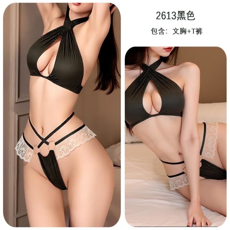 长夜漫漫情趣内衣速攻欲感三点式泳衣露胸诱惑激性感诱惑代发2613图片