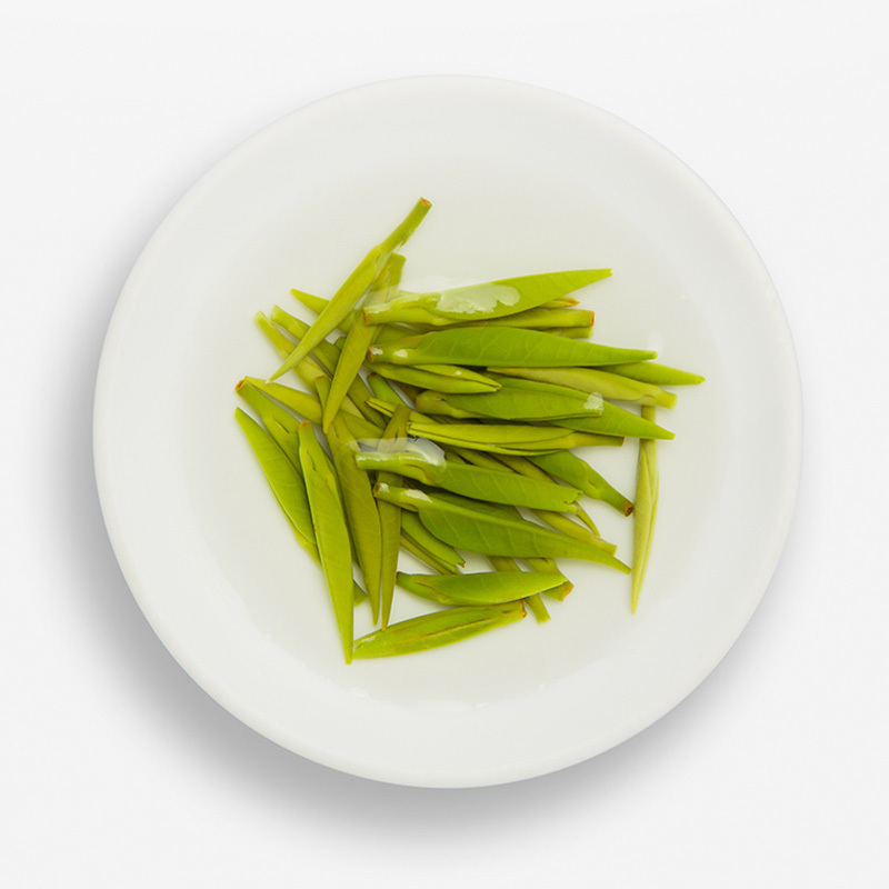 [2021新茶上市]艺福堂青叶甘露明前特级茶叶竹叶形雀舌绿茶春茶散装50g