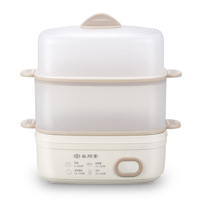 尚朋堂 煮蛋器双层小型迷你蒸蛋蒸包子多功能早餐机 SPT-ZD35-W366 星梦白高清大图