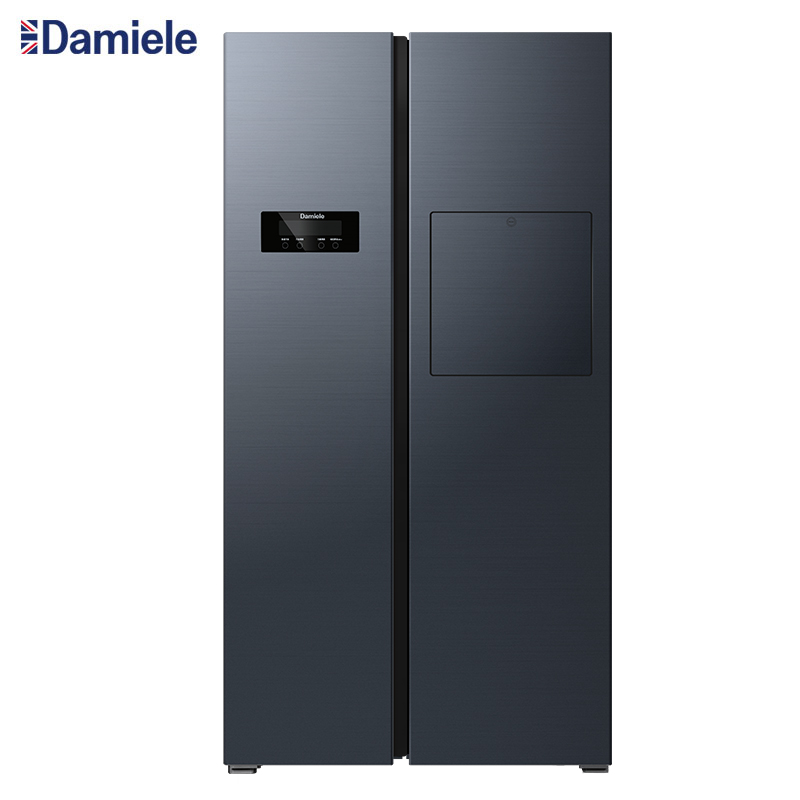 damiele达米尼 bcd-611wksd 变频双开门对开门无霜电冰箱 家用 风冷