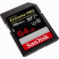 SANDISK(闪迪)ExtremePro SD卡64G读取170M,90M/S写入 SDXC 64G