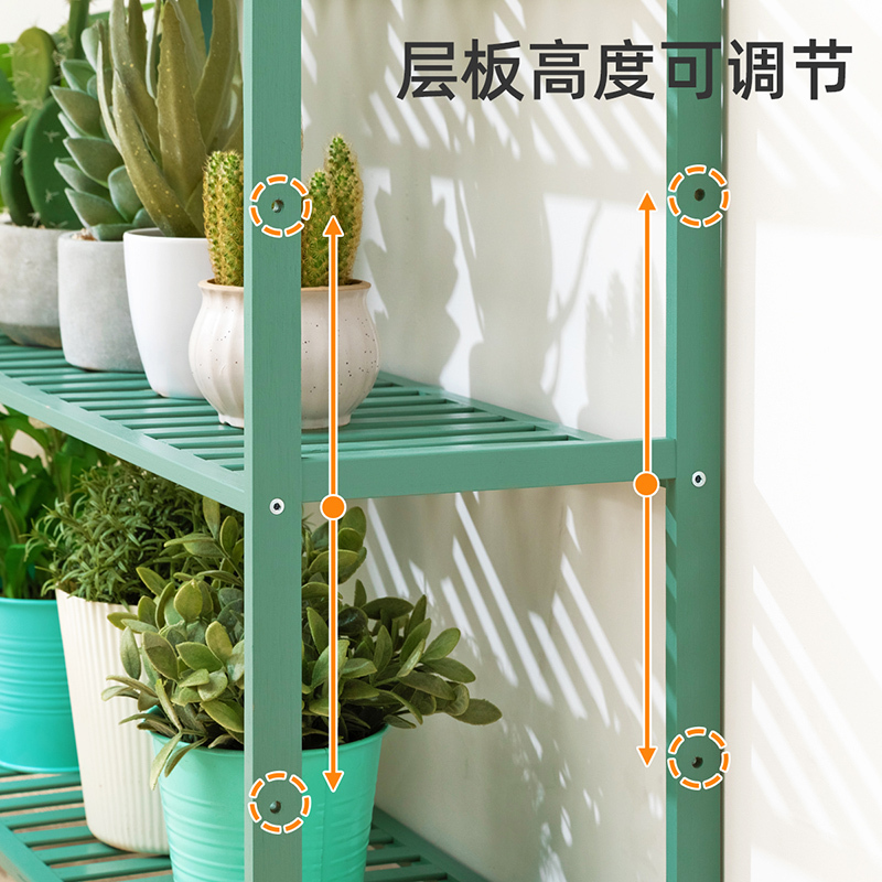 木马人落地式实木简易花架客厅室内盆栽欧式多层绿植花盆架现代简约阳台栅栏多肉绿萝吊篮花架子置物架报价 参数 图片 视频 怎么样 问答 苏宁易购