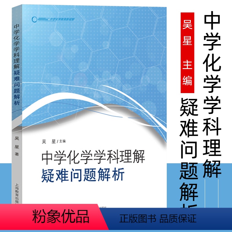 [正版]中学化学学科理解 疑难问题解析 吴星著 化学课堂主探究基础增进对化学学科的理解又能减轻学生课业负担 上海教育出