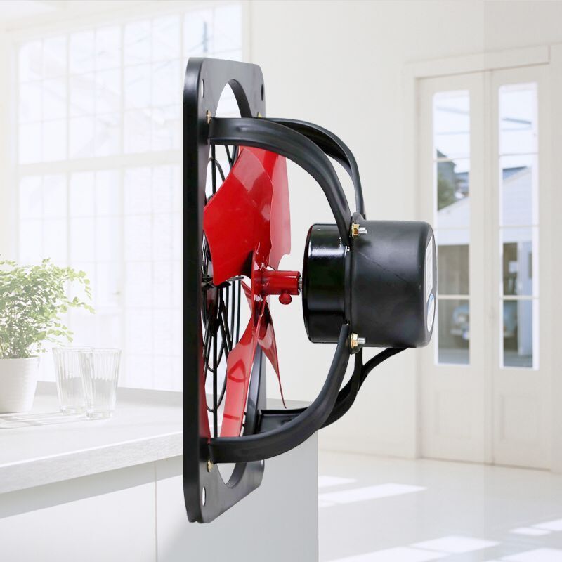 排风扇静音窗式厨房换气扇排油烟抽风机12寸排气扇大风力工业强力10寸