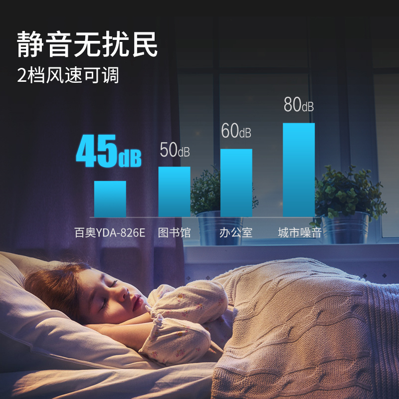 百奥(PARKOO) YDA-826E 除湿机/抽湿器卧室 20-30升/天 60㎡以上家用防潮湿地下室别墅回南天静音