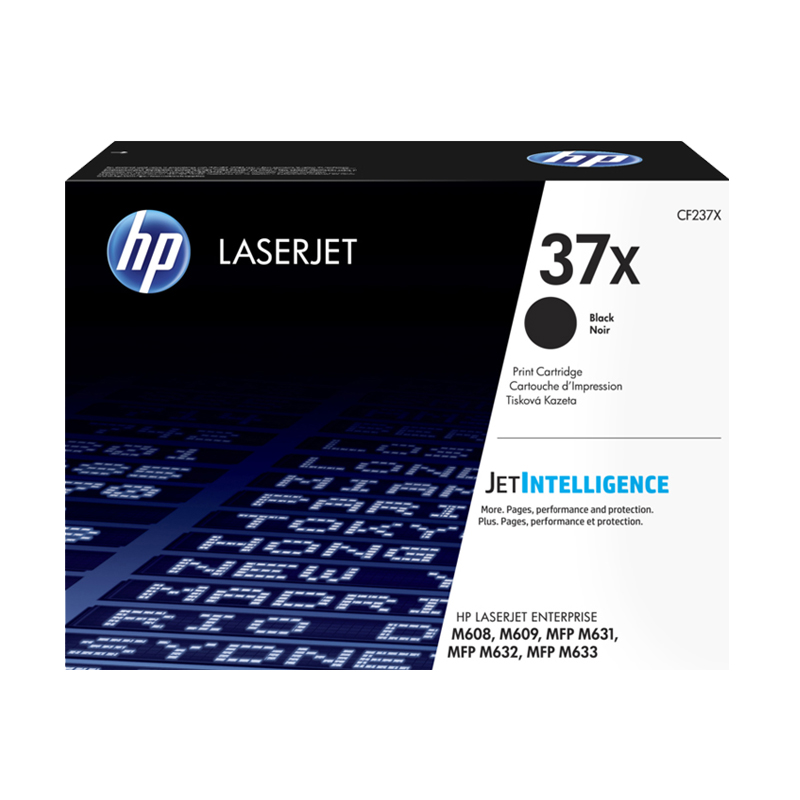惠普(HP)CF237X 37X 大容量黑色硒鼓(适用M607 M608 M609 M631 M632 M633)高清大图
