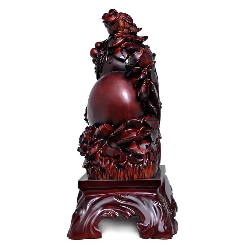 礼品之家工艺品葫芦金蟾摆件家居客厅室内家庭玄关电视柜装饰