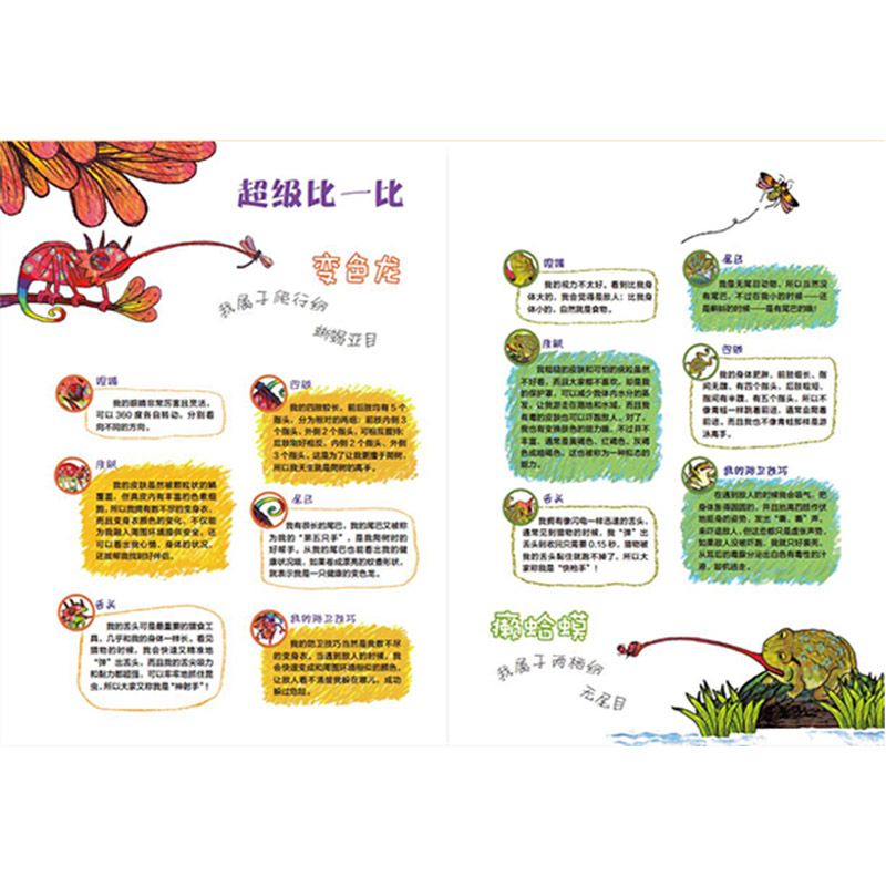 癞蛤蟆与变色龙 [正版]癞蛤蟆与变色龙精装绘本图画书中国原创图画书3-6-8岁引导孩子在争执时学会共处懂得谦让童书高清大图