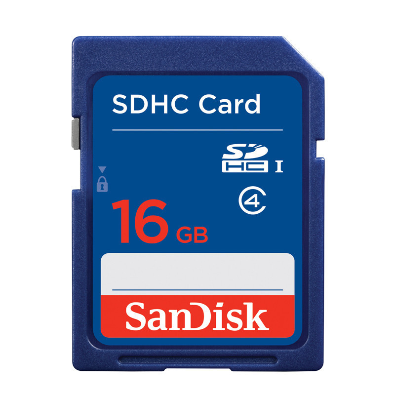 闪迪（SanDisk）16G SD卡 class4 高速相机内存卡车载存储卡 上海金童