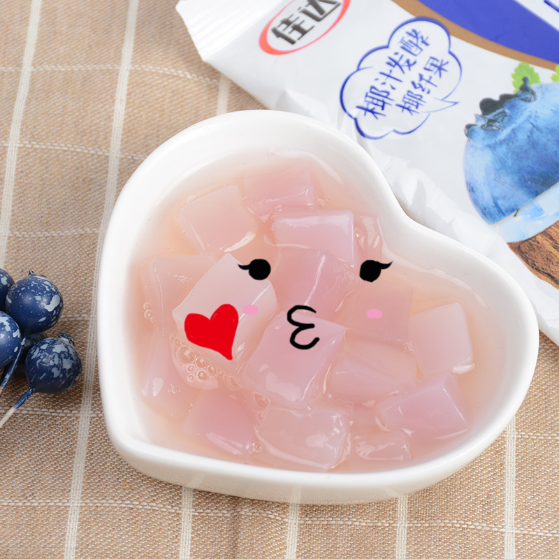 佳达拖肥椰果可乐味果冻