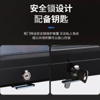 冰吧家用小型保鲜柜纳丽雅(Naliya)单冷藏柜茶叶柜红酒柜冰箱带锁留样柜 165L黑色带灯+全冷藏+带锁