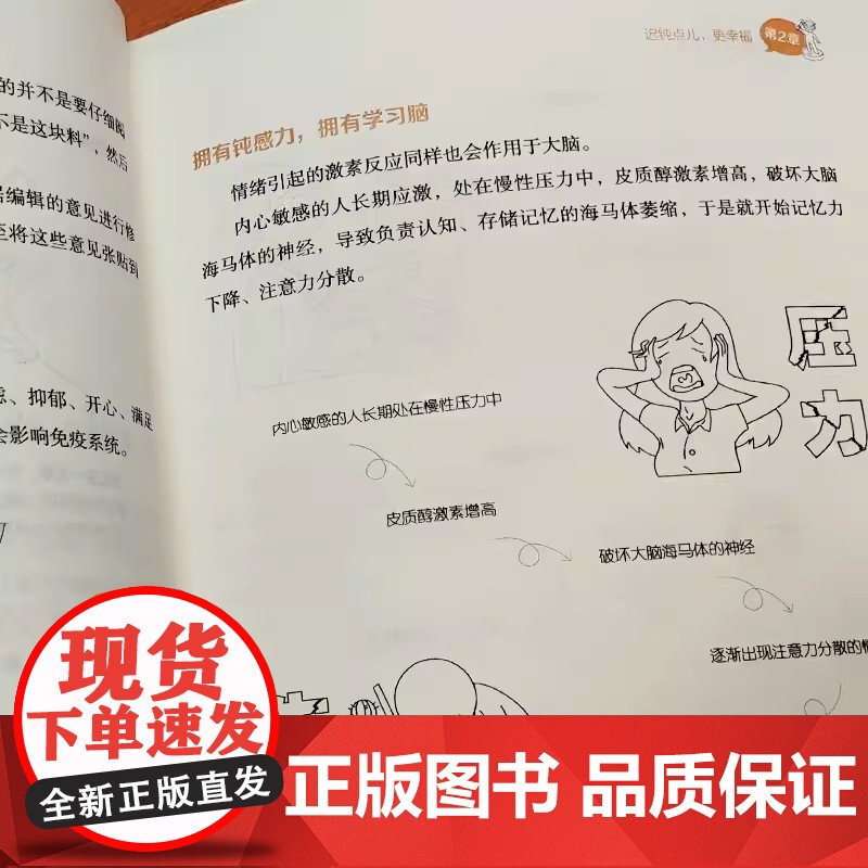 正版 一分钟漫画钝感力 拒绝内耗 对抗敏感 提升忍耐力 预防玻璃心 不要什么都往心里去 情绪心理学书籍 感悟处世之道高清大图